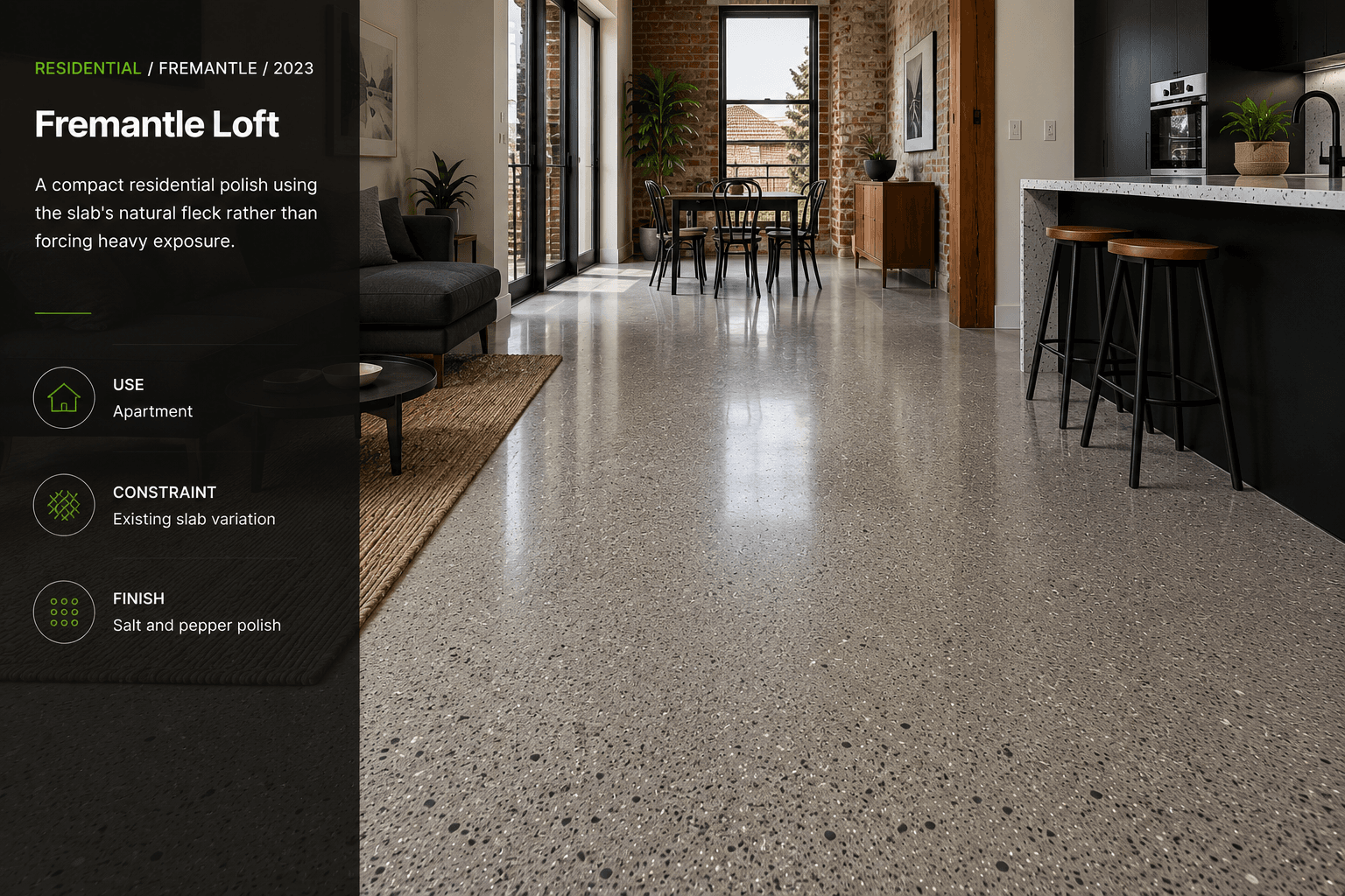 Fremantle Loft by Perth Concrete Care